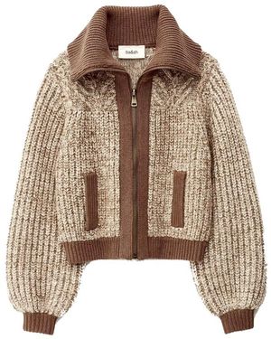 Ba&sh Rabel Heavyweight Knit Cardigan - Brown