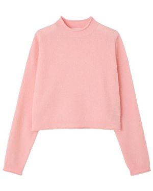 American Vintage Raxow Turtleneck Jumper - Pink