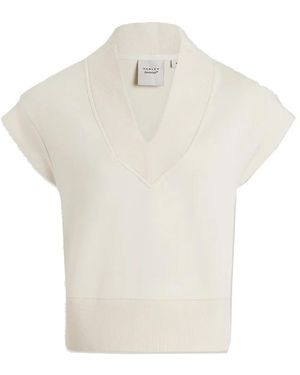 Varley Gracee V Neck Tank - White
