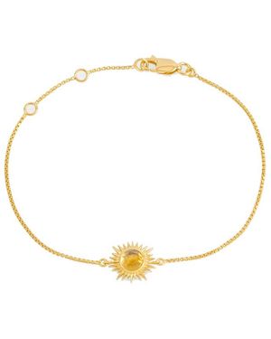 Rachel Jackson You Are My Sunshine Chain Bracelet - Metallic