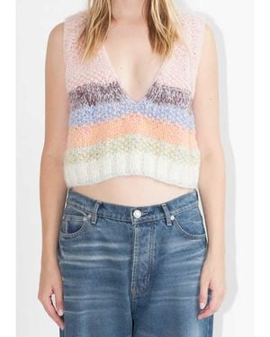 DAWNxDARE Ginny Knitted Vest - Blue