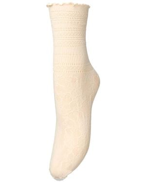 Becksöndergaard Bloom Lace Socks - Natural