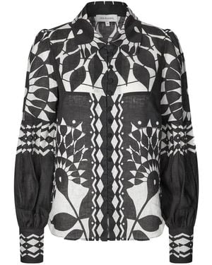 Dea Kudibal Alexadea Linen Blouse - Black