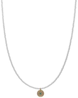 Anna Beck Sol Beaded Necklace - Metallic