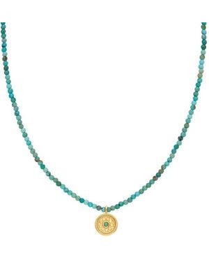 Anna Beck Sol Beaded Necklace - Metallic