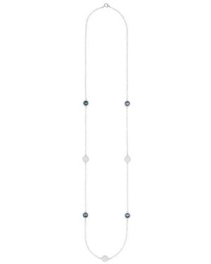 Anna Beck Long Pearl Station Necklace - White