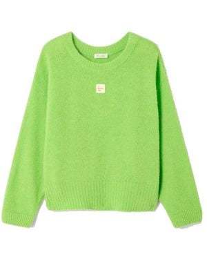 American Vintage East Boat Neck Jumper - Green