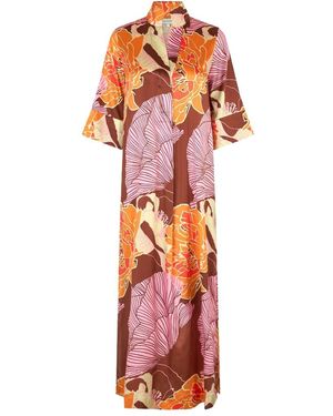 Dea Kudibal Helgadea Silk Dress - Red