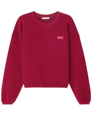 American Vintage Izubird Sweatshirt - Red