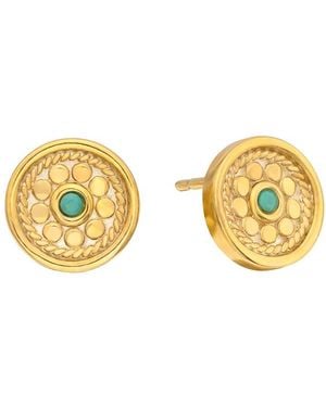 Anna Beck Flora Studs - Metallic