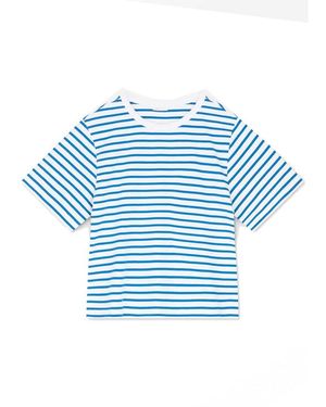 SKALL Organic Cotton Boyfriend Tee - Blue