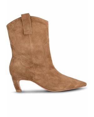 Shoe The Bear Dicte Suede Heeled Boot - Brown