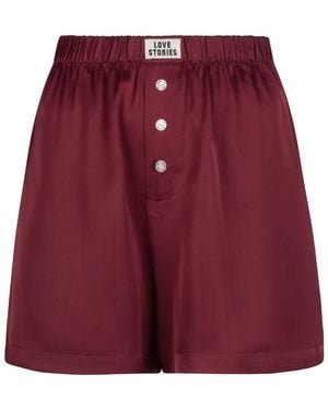 Love Stories James Boxershort Style Shorts - Red
