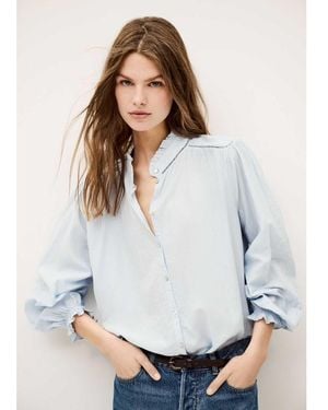 Ba&sh Tabbie Organic Cotton Shirt - White