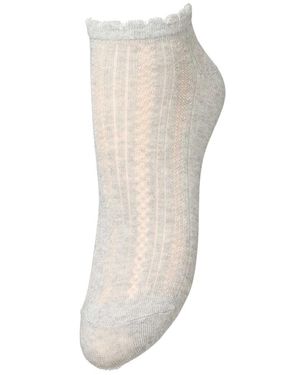 Becksöndergaard Crochia Cotta Socks - White