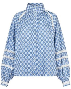 Dea Kudibal Nitadea Cotton Poplin Blouse - Blue