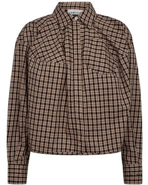 Haute L'Amitié Sophie Check Shirt - Brown
