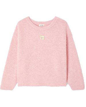 American Vintage East Boat Neck Jumper - Pink