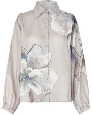 Dea Kudibal Siomadea Linen Blouse - Grey
