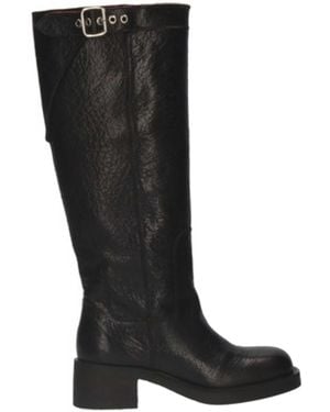 Pavement Panine Buffalo Knee High Boots - Black