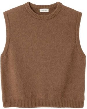 American Vintage Vitow Knitted Tank - Brown