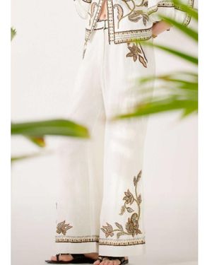 Scarlett Poppies Sorelle Embellished Trousers - Green