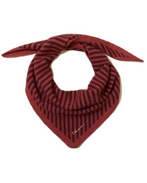 TBCo Merino Wool Triangle Scarf - Red