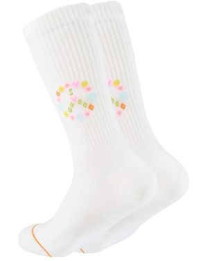 OOLY Icon Organic Cotton Socks - White