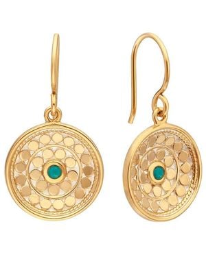 Anna Beck Rosetta Dish Earrings - Metallic