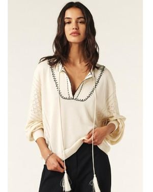 Ba&sh Bausca Knitted Top - Natural