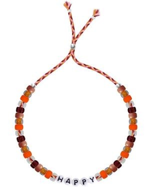 Sorbet Island Pony Bead Bracelet - Red