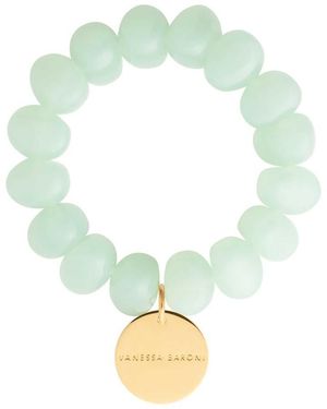 Vanessa Baroni Stone Flex Bracelet - Green