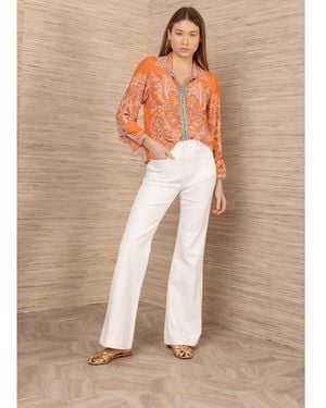 Hale Bob Paisley Shirt - Natural