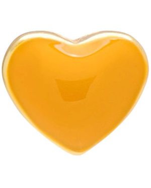 Lulu Single Love U Stud Earring - Yellow