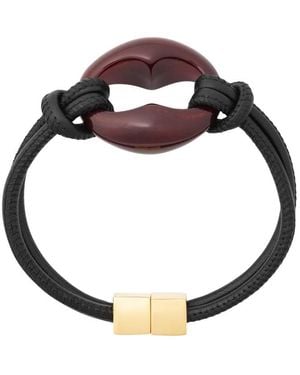 Vanessa Baroni Turtle Leather Bracelet - Metallic