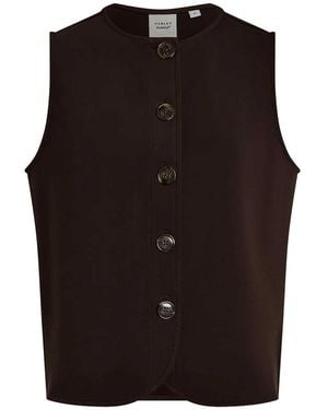 Varley Josie Button-Through Tank - Black
