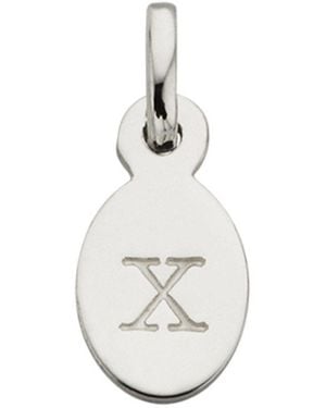 Kirstin Ash Bespoke Alphabet 'X' Charm - Metallic