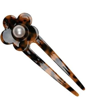SUI AVA Eva Flower Clip - Black