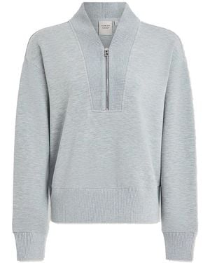 Varley Sally Half Zip Sweatshirt - Grey