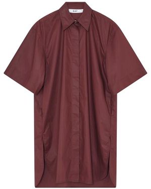 Day Birger et Mikkelsen Stanton Mini Shirt Dress - Red