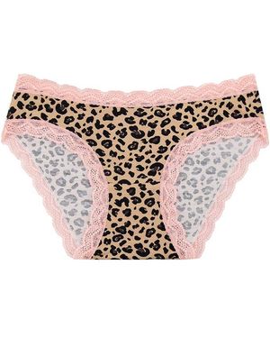 Stripe & Stare Single Brief - Pink