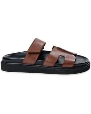 Pavement Maru Leather Sandal - Brown