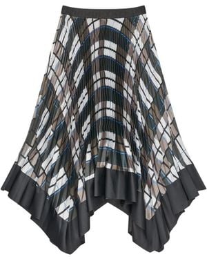Munthe Cynthia Pleated Skirt - Grey