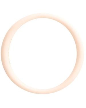 Vanessa Baroni Thin Loop Bangle - White