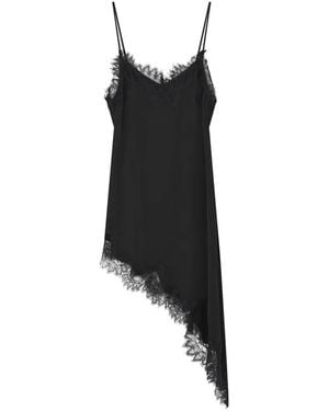 Day Birger et Mikkelsen Lara Asymmetric Lace Longline Top - Black