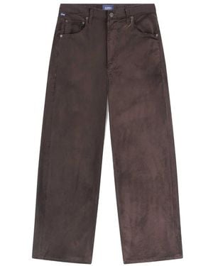 Citizens of Humanity Ayla Baggy Velvet Jeans - Brown