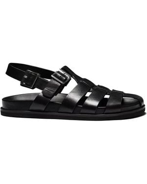 Grenson Quinta Calf Leather Sandal - Black