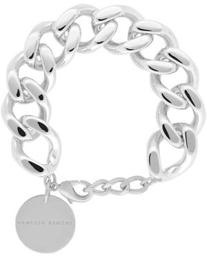 Vanessa Baroni Mini Flat Chain Bracelet - White
