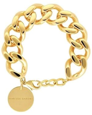 Vanessa Baroni Mini Flat Chain Bracelet - Metallic