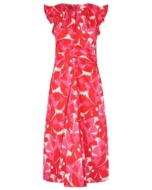 Dea Kudibal Ofeliadea Cotton Midi Dress - Red
